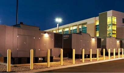 Commercial Generators Powering Office